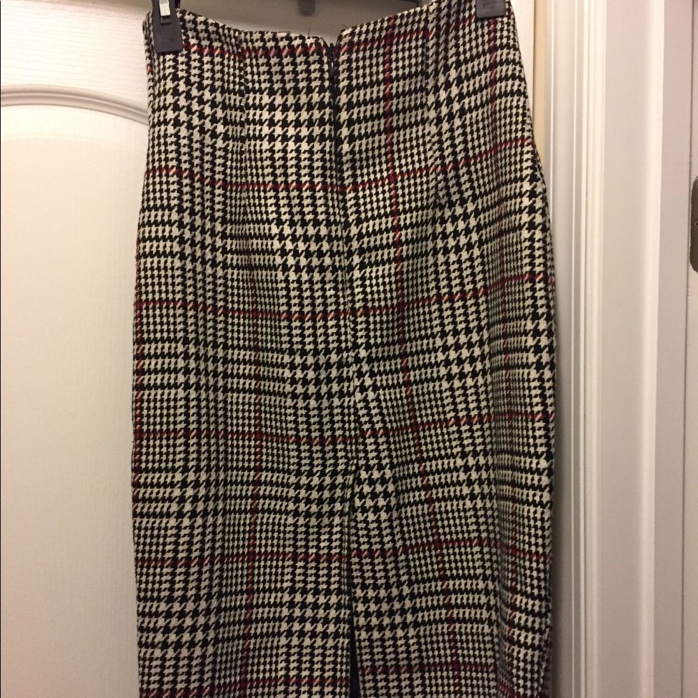 Patterned Wool Skirt - image 2